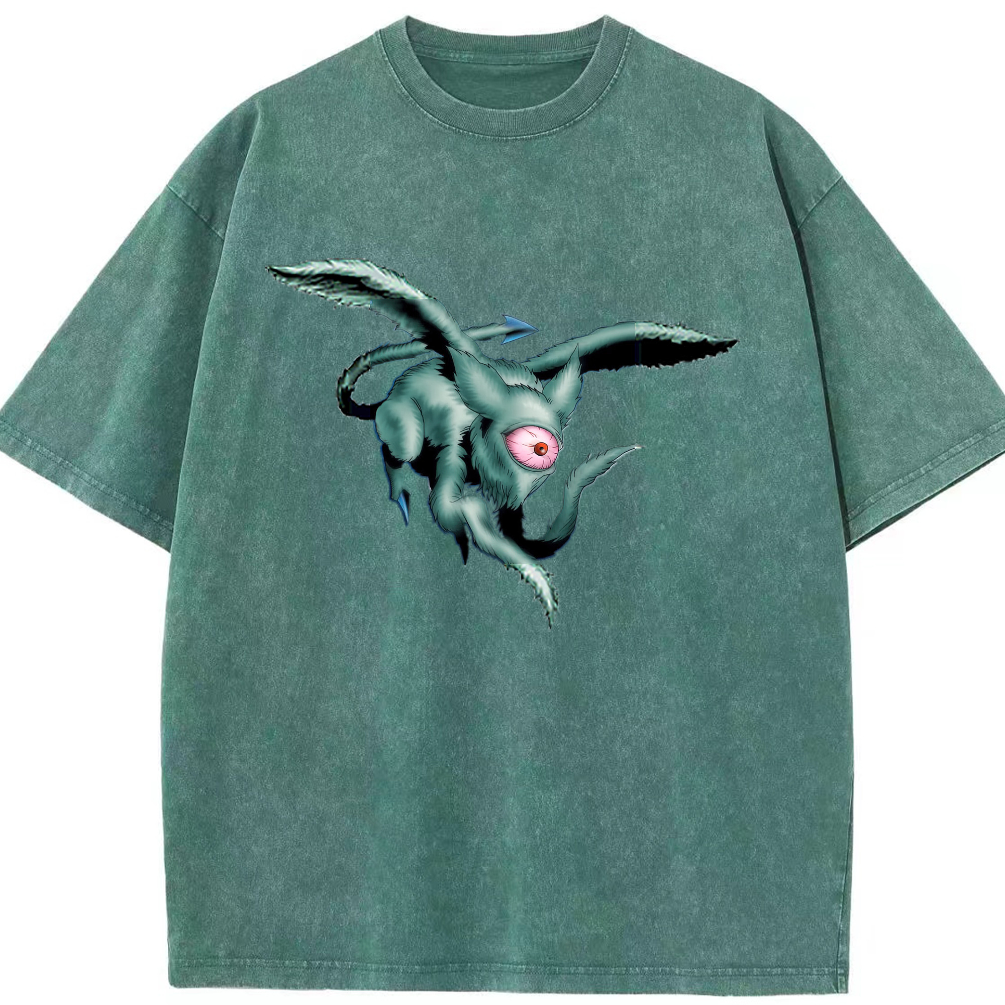 （画像用） 遊☆戯☆王 Yu-Gi-Oh! 綿100% ヴィンテージ風 半袖Tシャツ（フロントプリント）